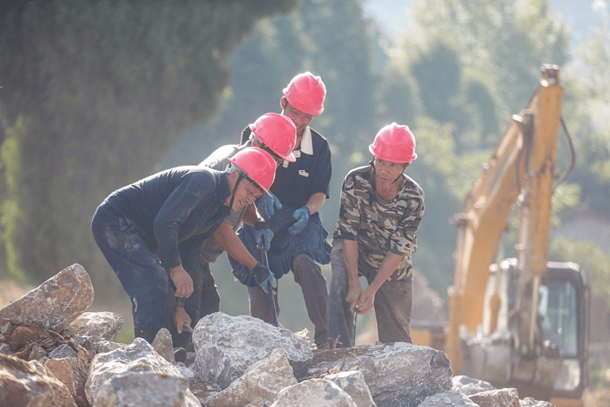 【天眼影像】黔西：水利工程建設正酣:建設工程
