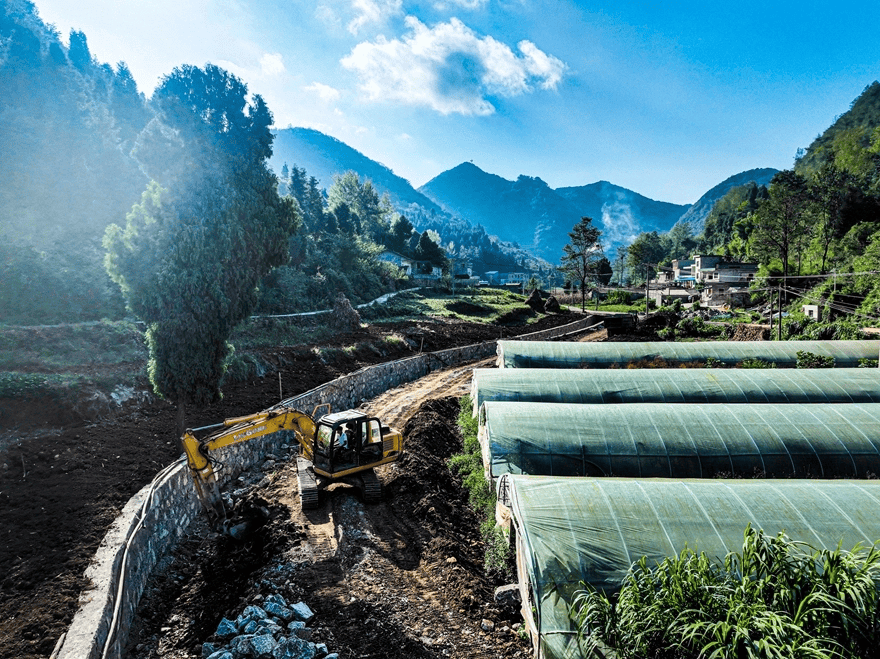 【天眼影像】黔西：水利工程建設正酣:建設工程